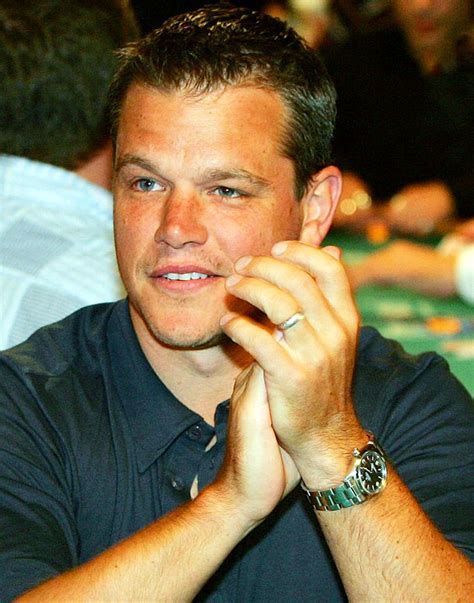 matt damon rolex.